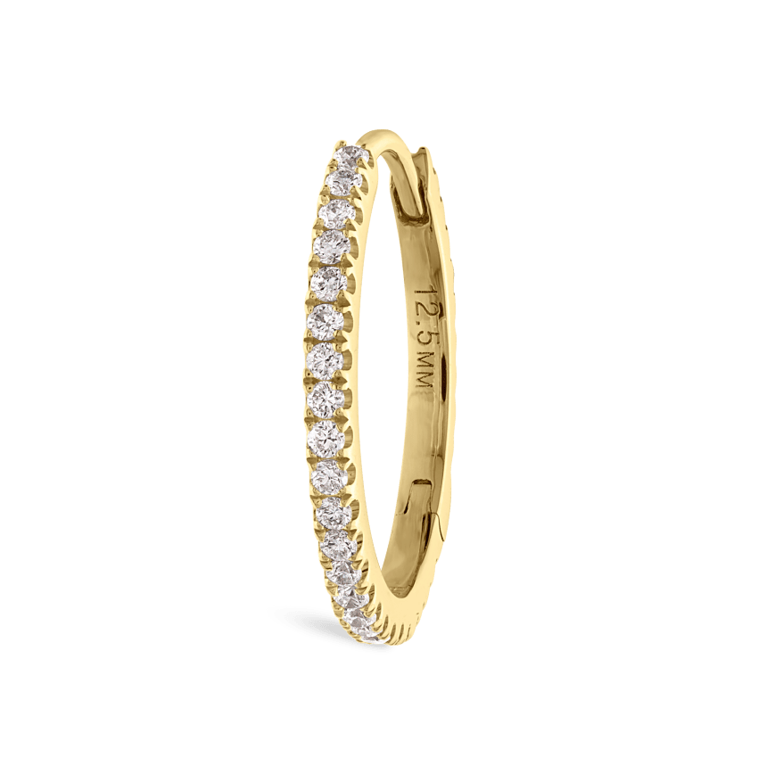 Diamond Eternity Hoop Earring
