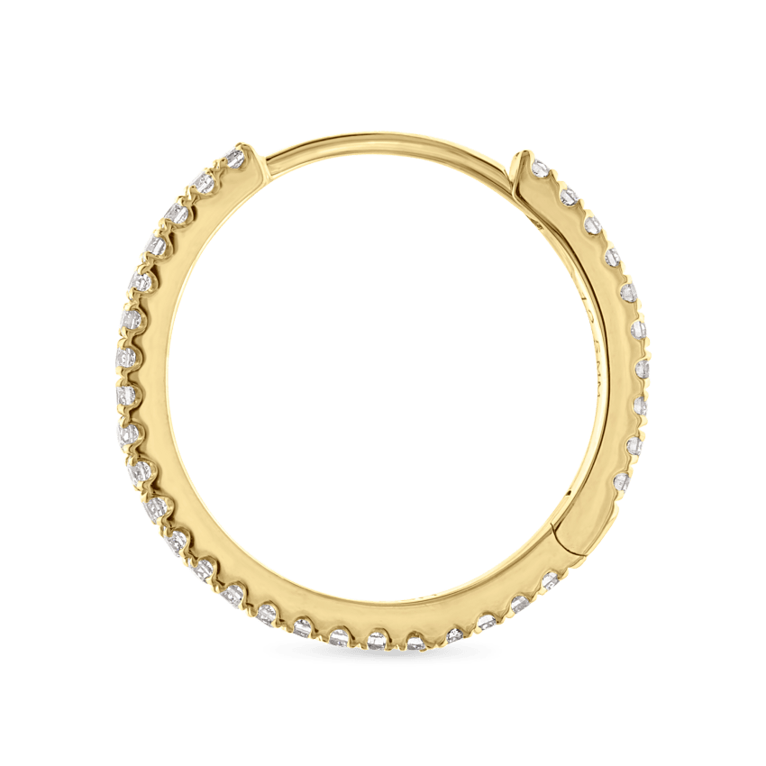 Diamond Eternity Hoop Earring