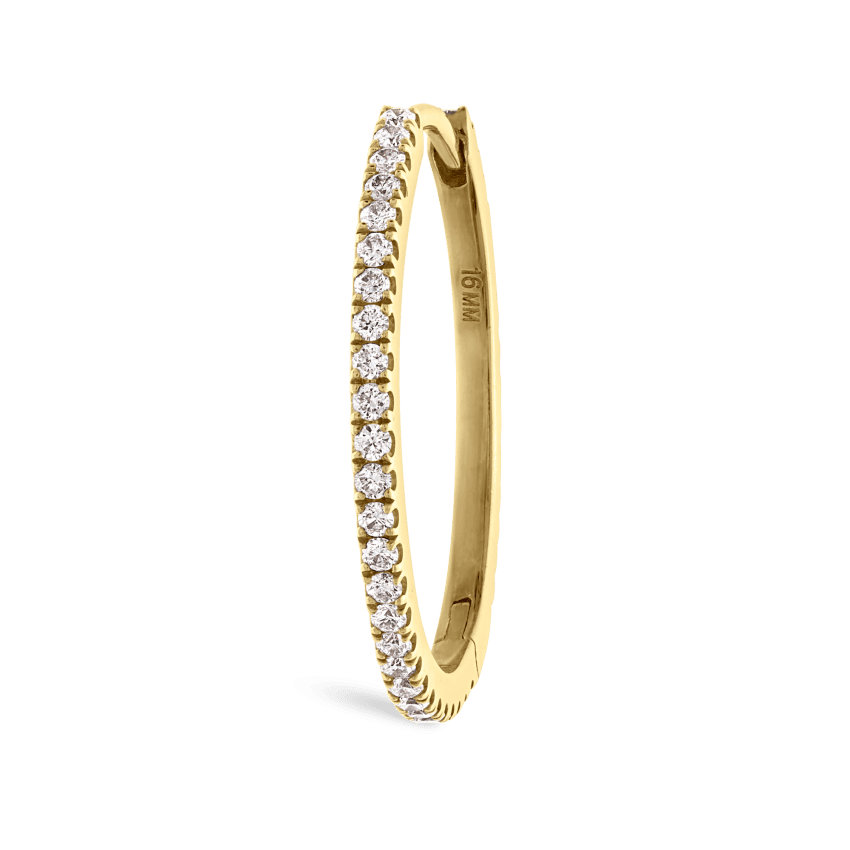 Diamond Eternity Hoop Earring
