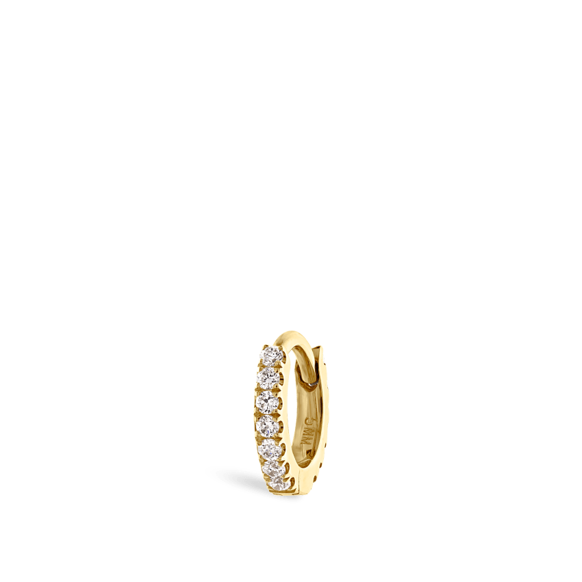 Diamond Eternity Hoop Earring