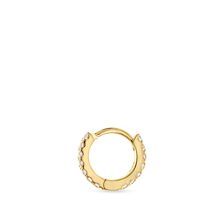 Diamond Eternity Hoop Earring