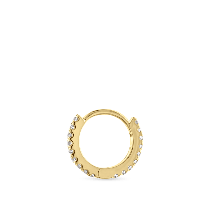 Diamond Eternity Hoop Earring