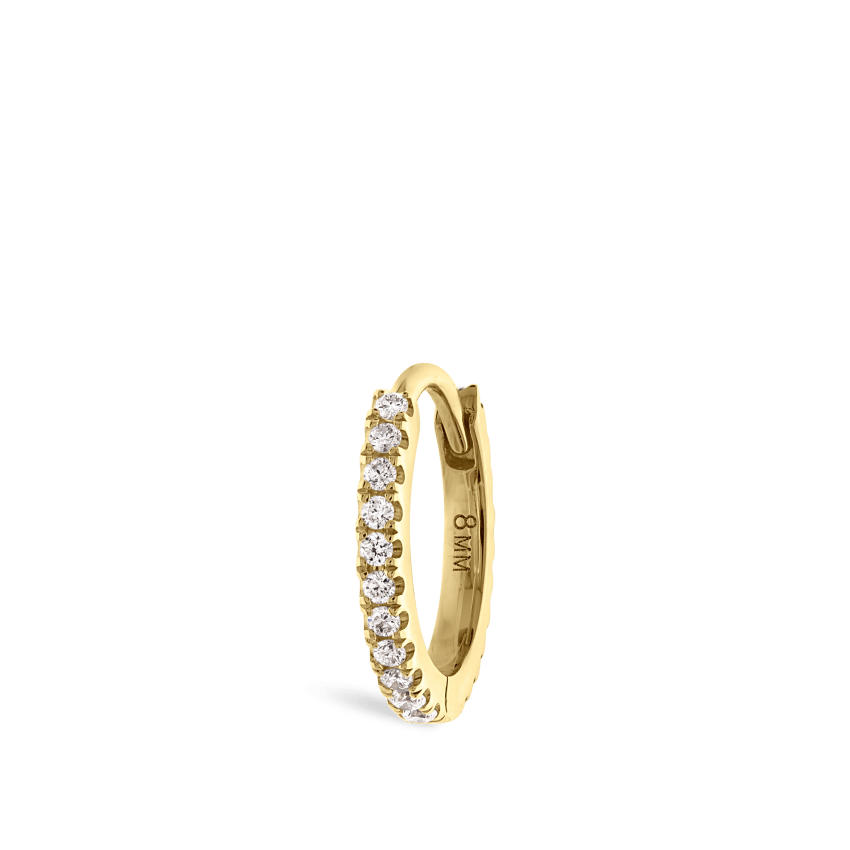 Diamond Eternity Hoop Earring