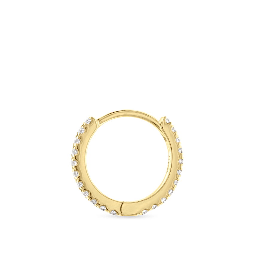 Diamond Eternity Hoop Earring