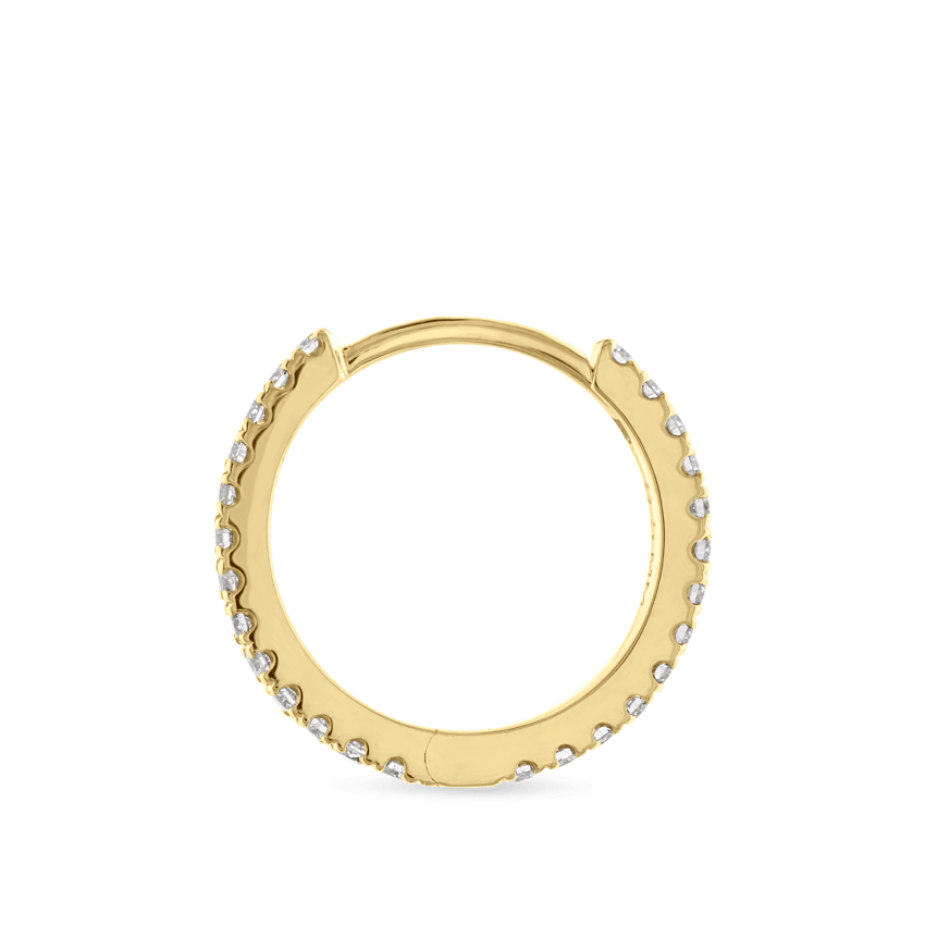 Diamond Eternity Hoop Earring