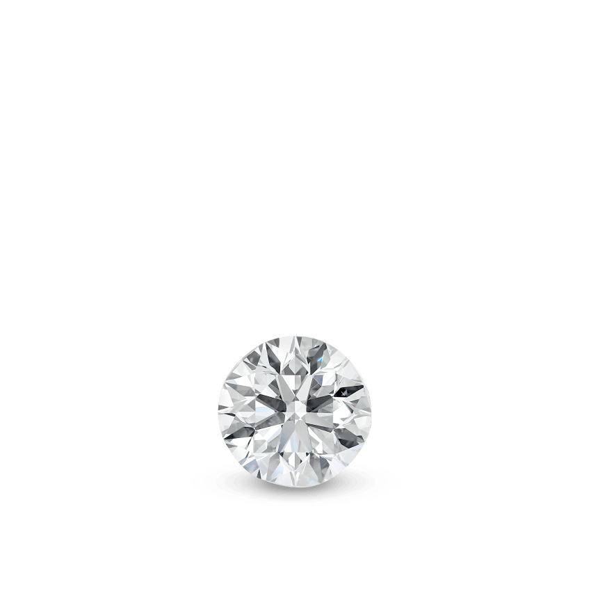 Invisible Set Diamond Threaded Stud Earring