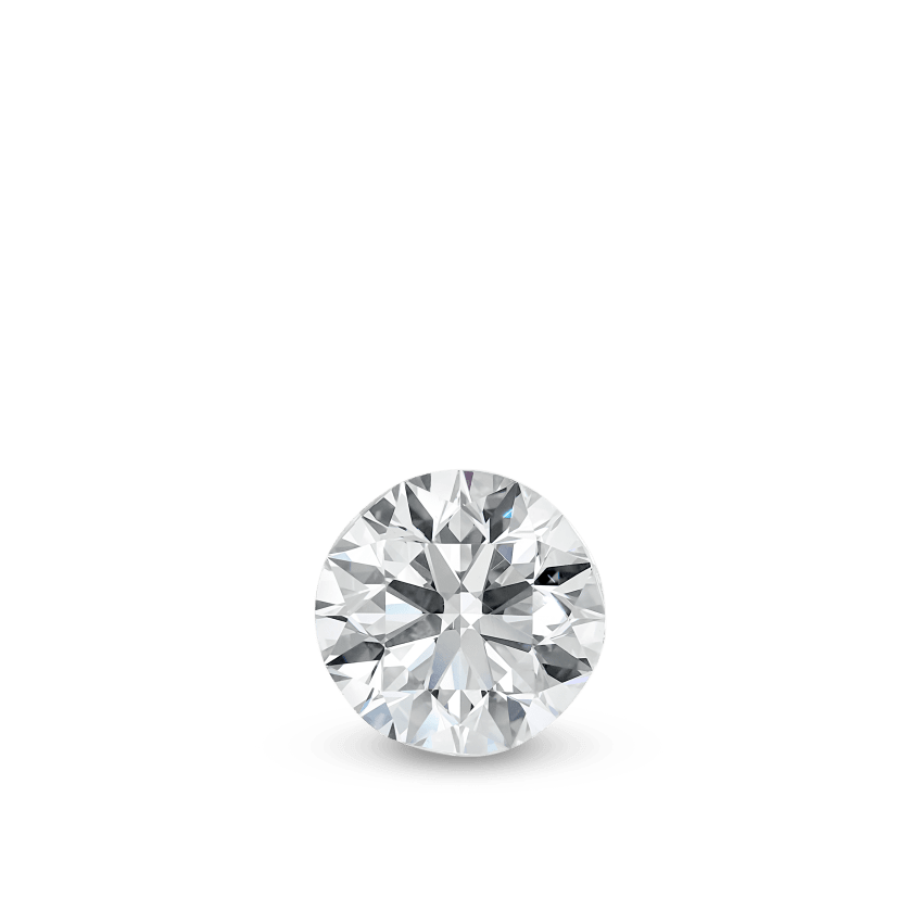 Invisible Set Diamond Threaded Stud Earring