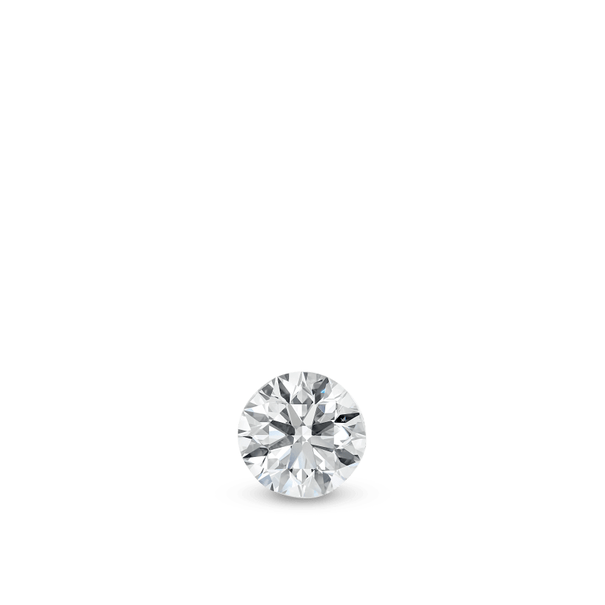 Invisible Set Diamond Threaded Stud Earring