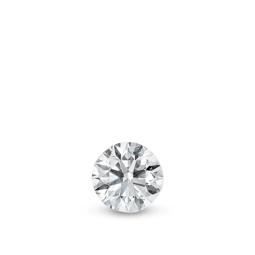 Invisible Set Diamond Threaded Stud Earring