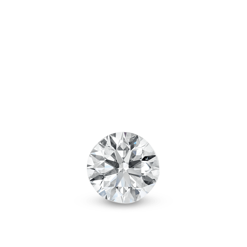 Invisible Set Diamond Threaded Stud Earring