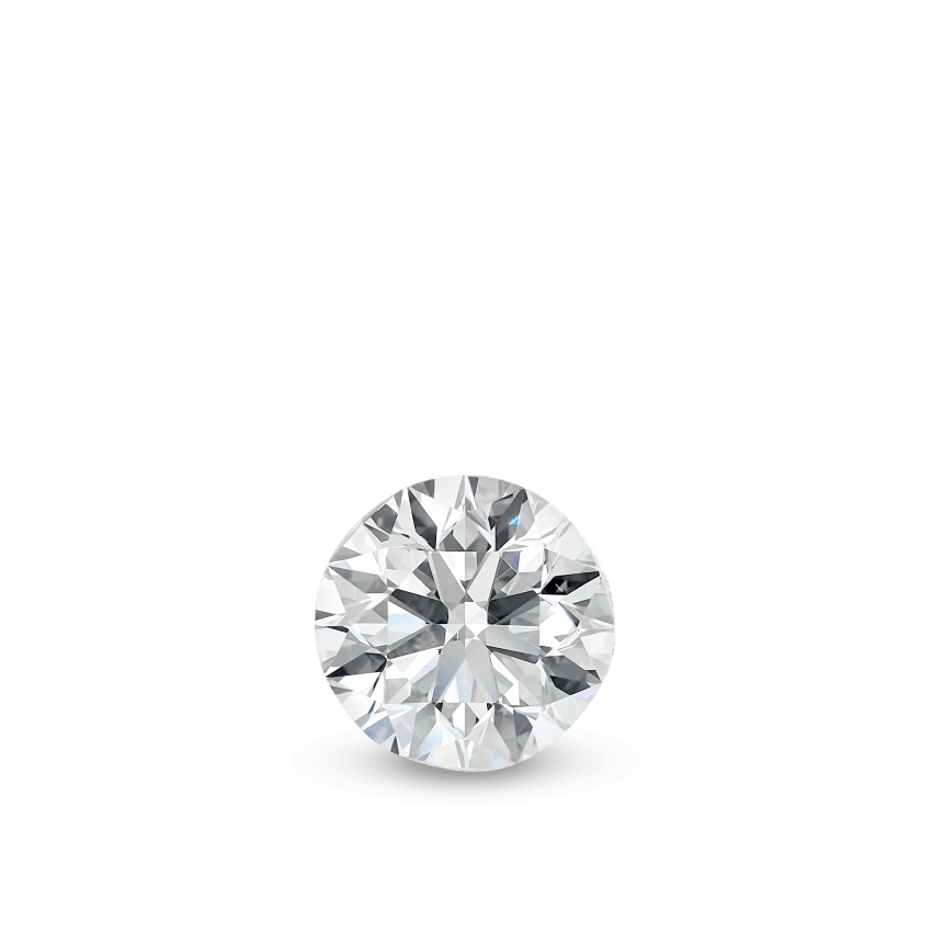 Invisible Set Diamond Threaded Stud Earring