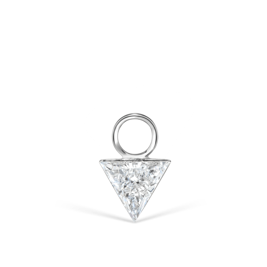 Invisible Set Triangle Diamond Charm