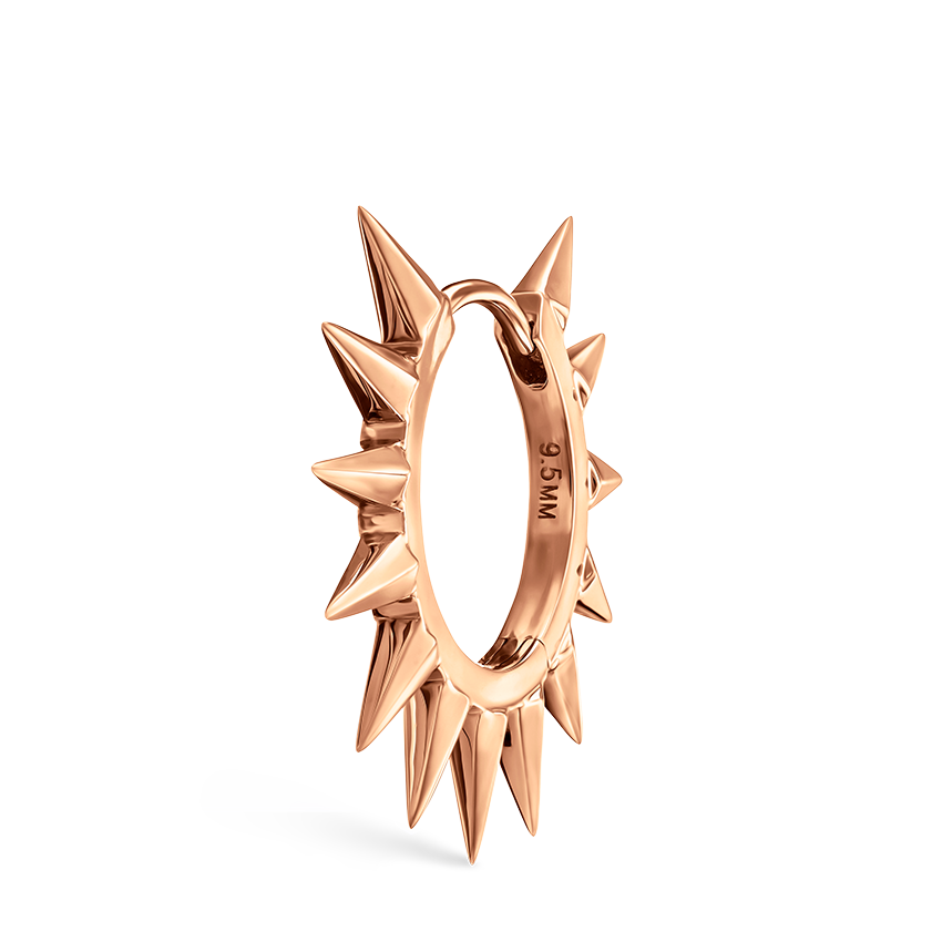 Metal Mohawk Hoop Earring