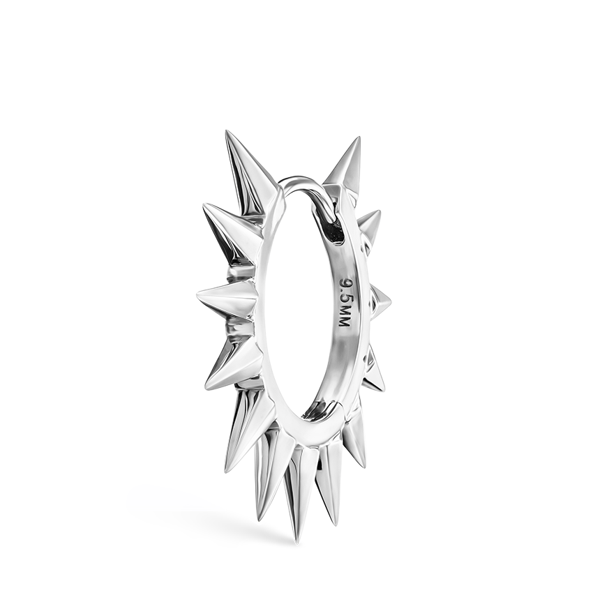 Metal Mohawk Hoop Earring