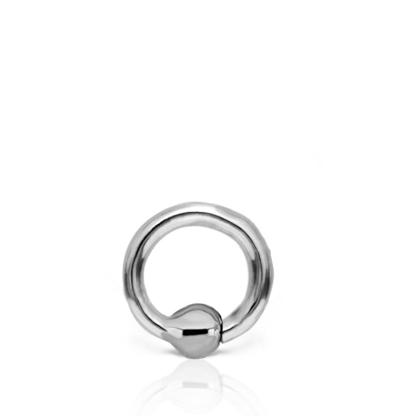 Fixed Gold Ball Ring