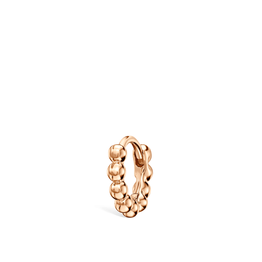 Granulated Hoop Earring