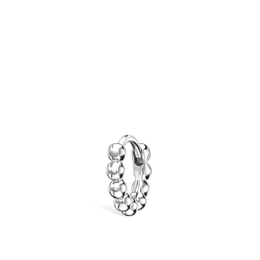 Granulated Hoop Earring