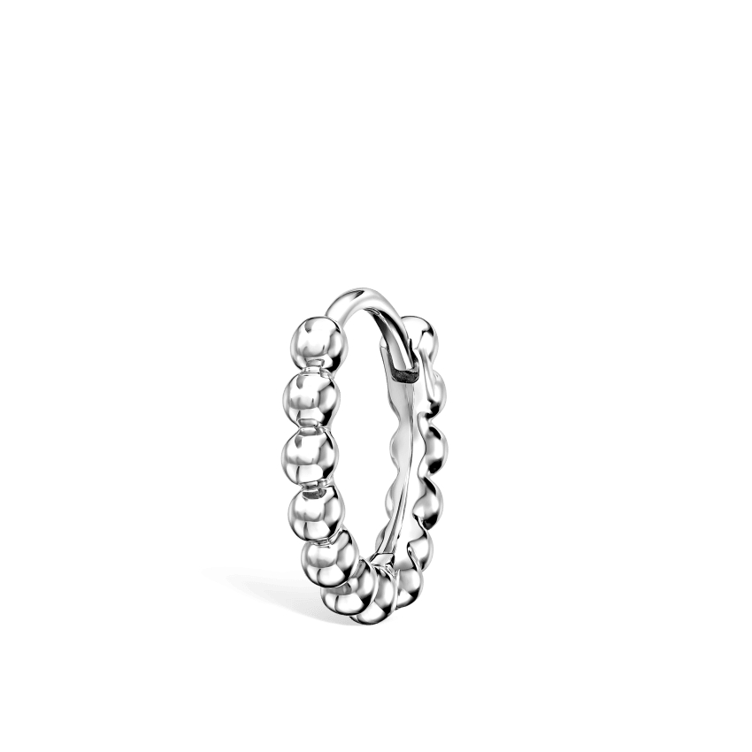 Granulated Hoop Earring