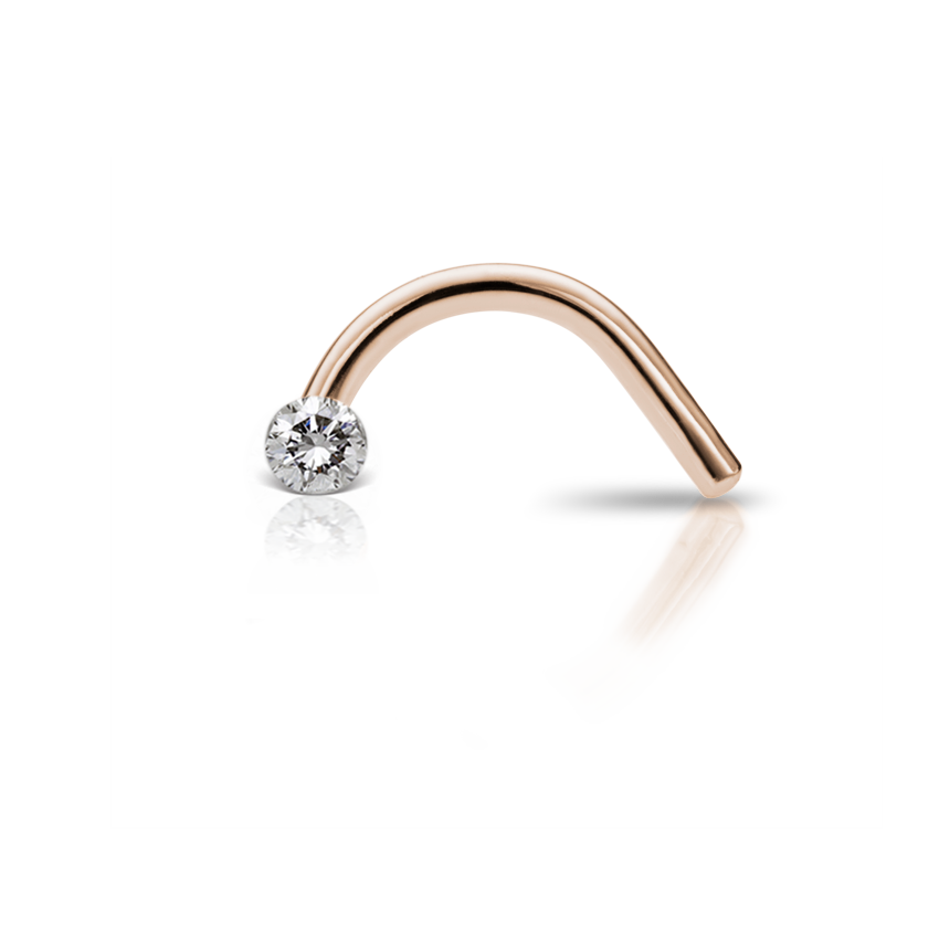 Invisible Set Diamond Nostril Screw