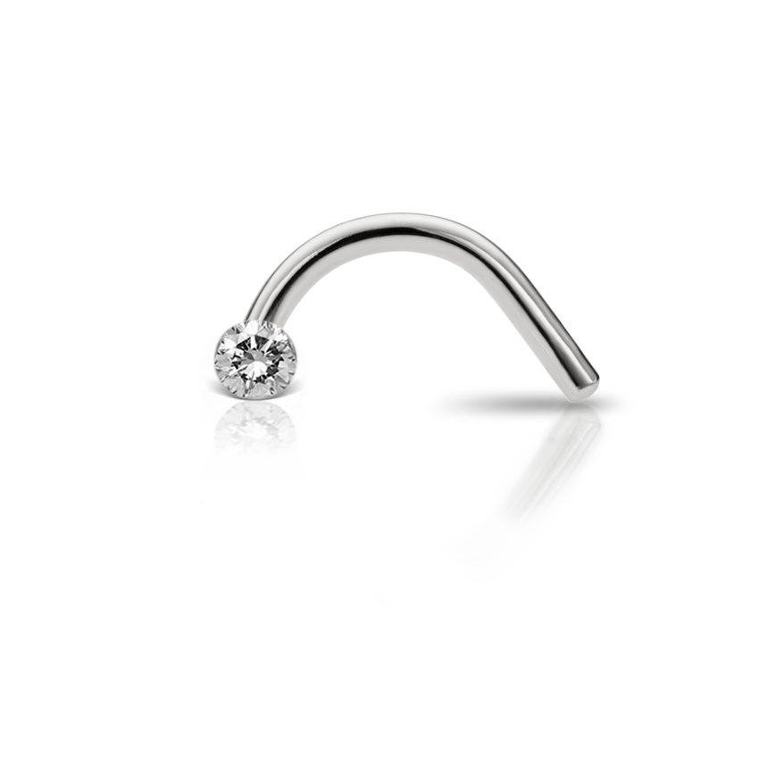 Invisible Set Diamond Nostril Screw