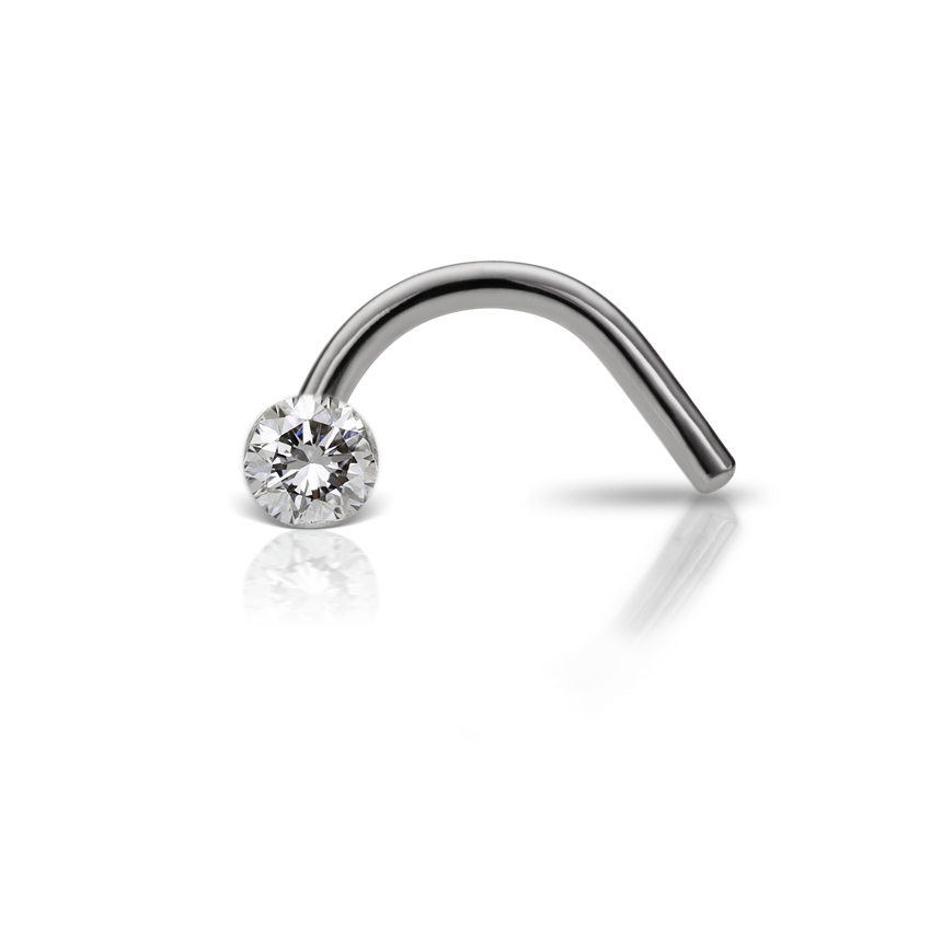Invisible Set Diamond Nostril Screw
