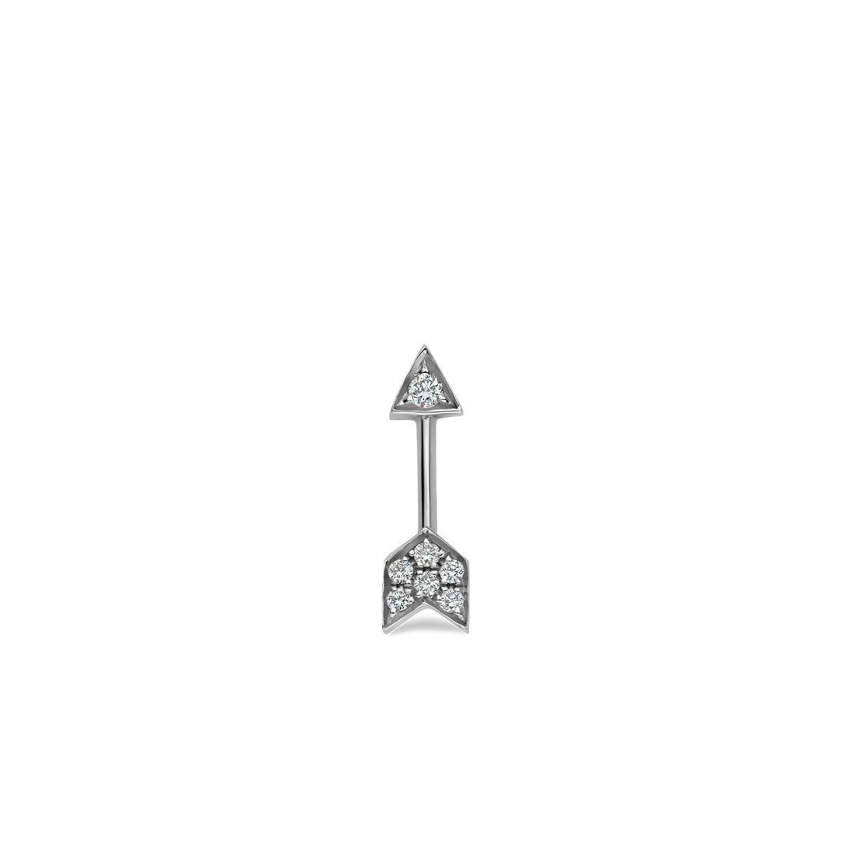 Diamond Arrow Stud Earring