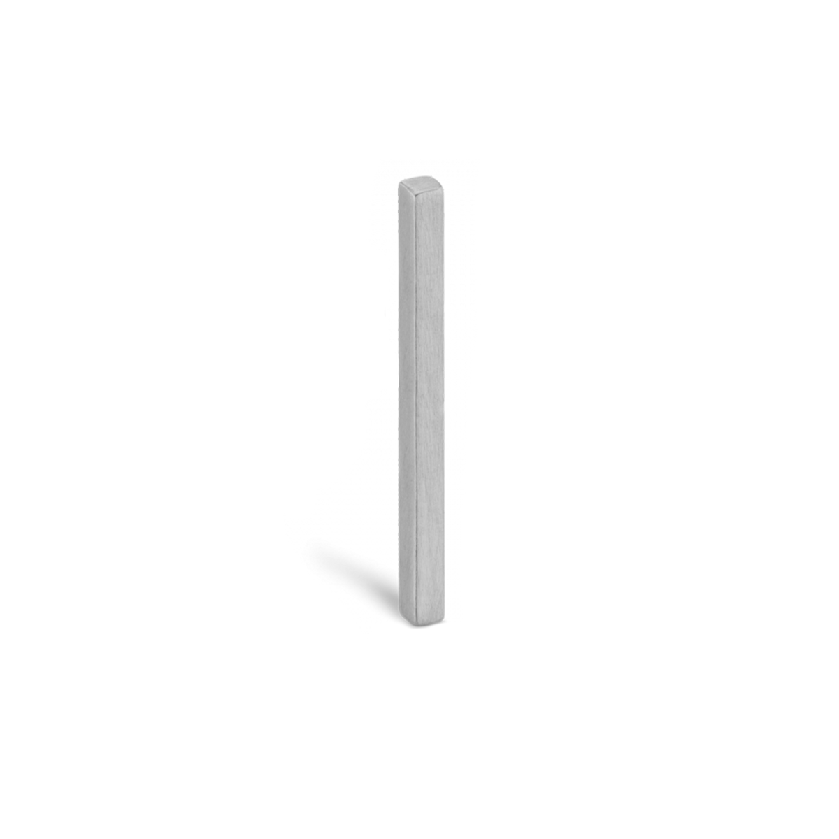 Matte Square Bar Stud Earring