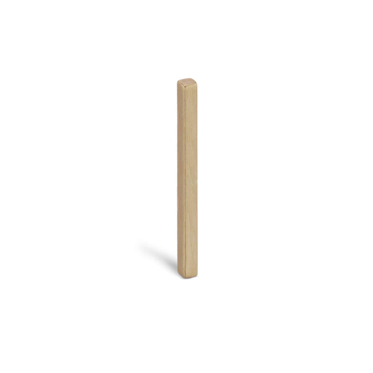 Matte Square Bar Stud Earring