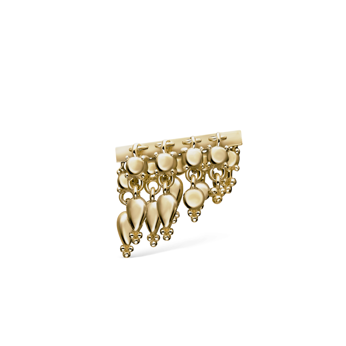 Tassel Bar Stud Earring