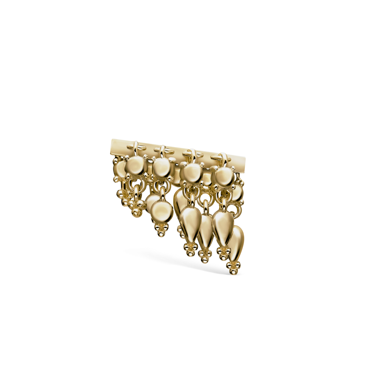 Tassel Bar Stud Earring
