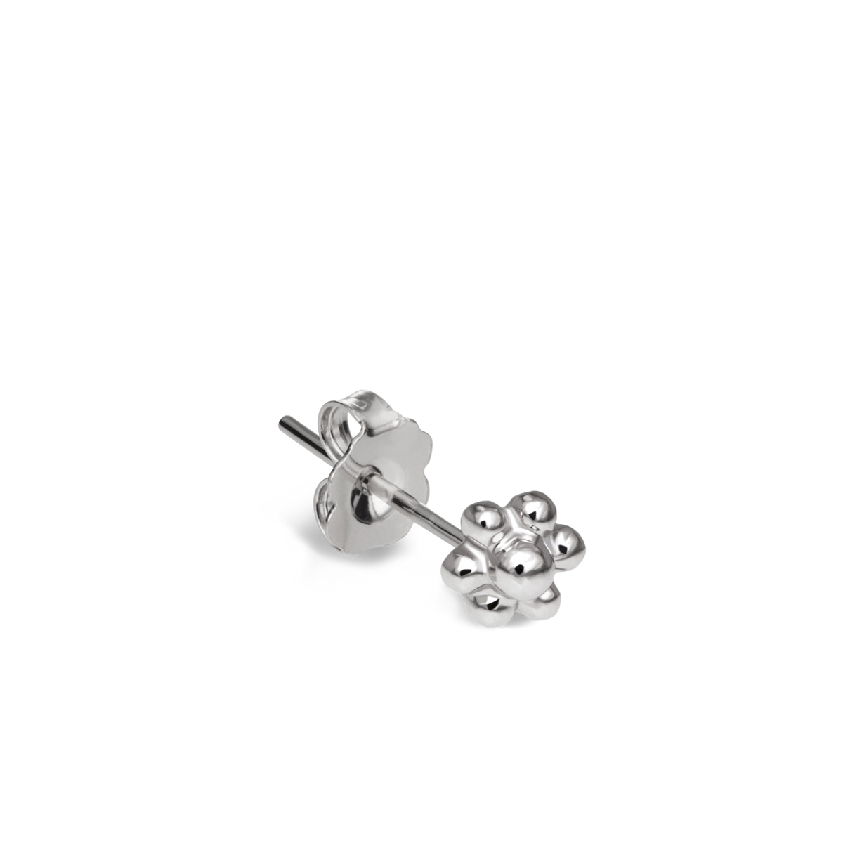 Ball Flower Stud Earring