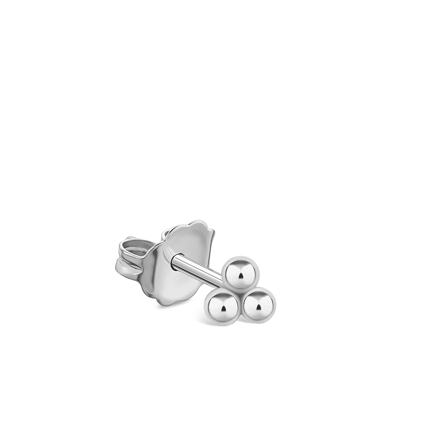 Three Ball Trinity Stud Earring