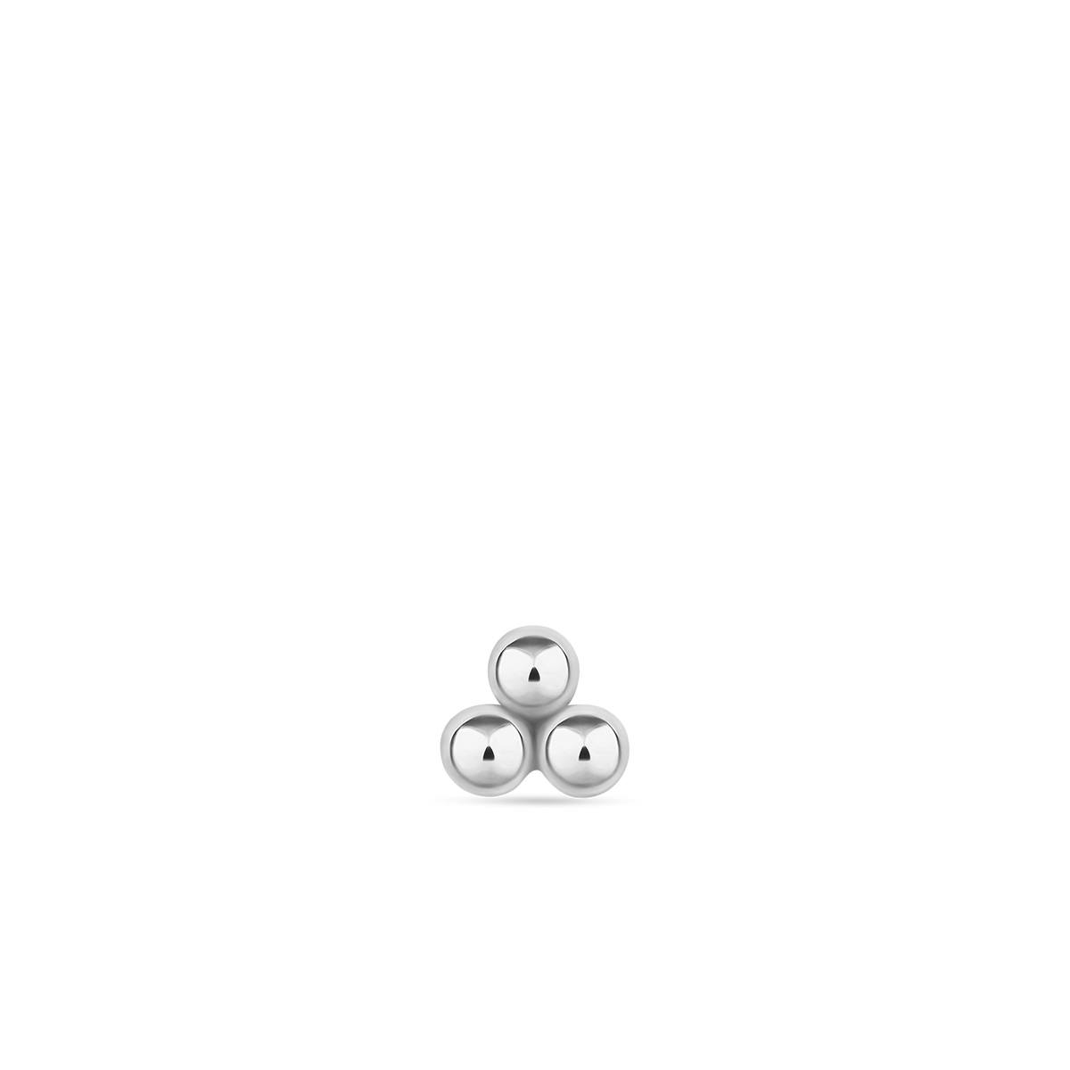 Three Ball Trinity Stud Earring
