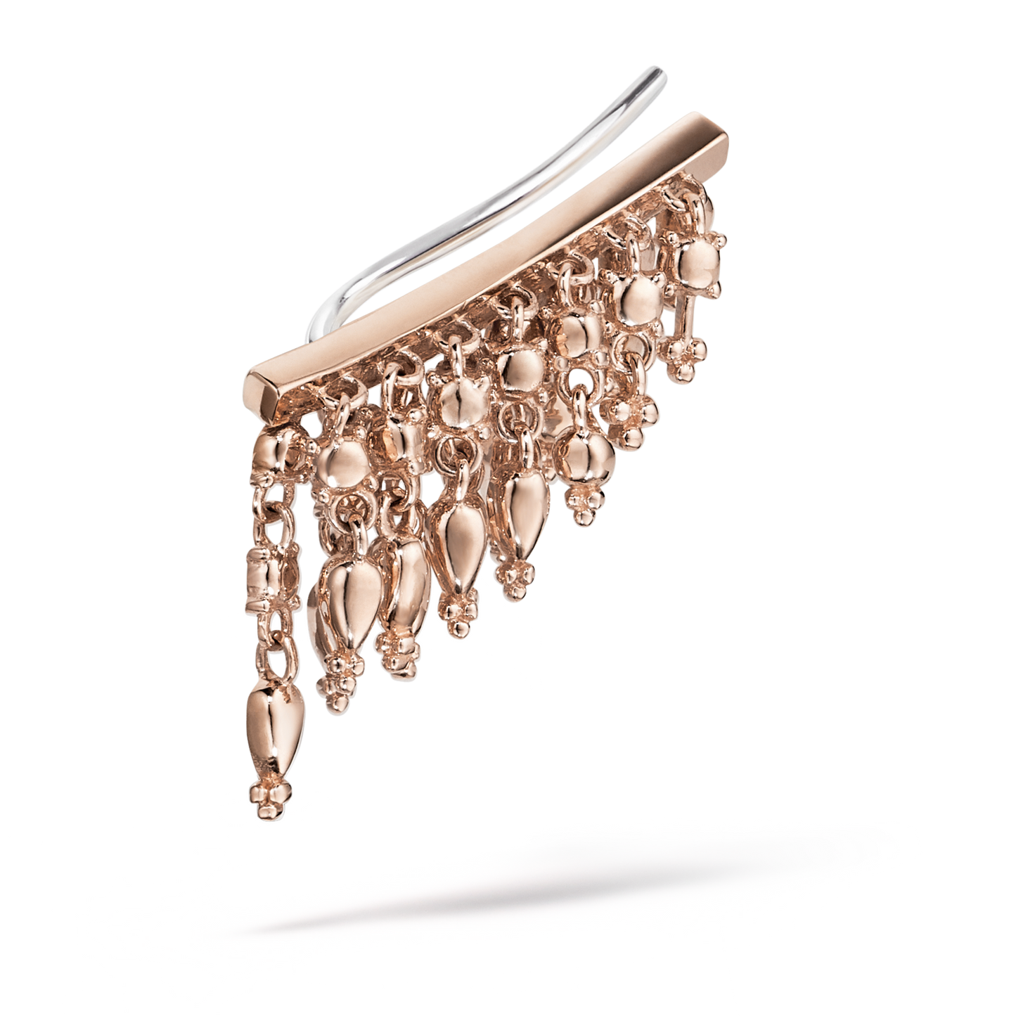 18mm Curved Tassel Bar Ear Climber