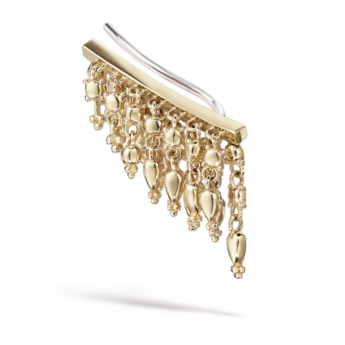 18mm Curved Tassel Bar Ear Climber