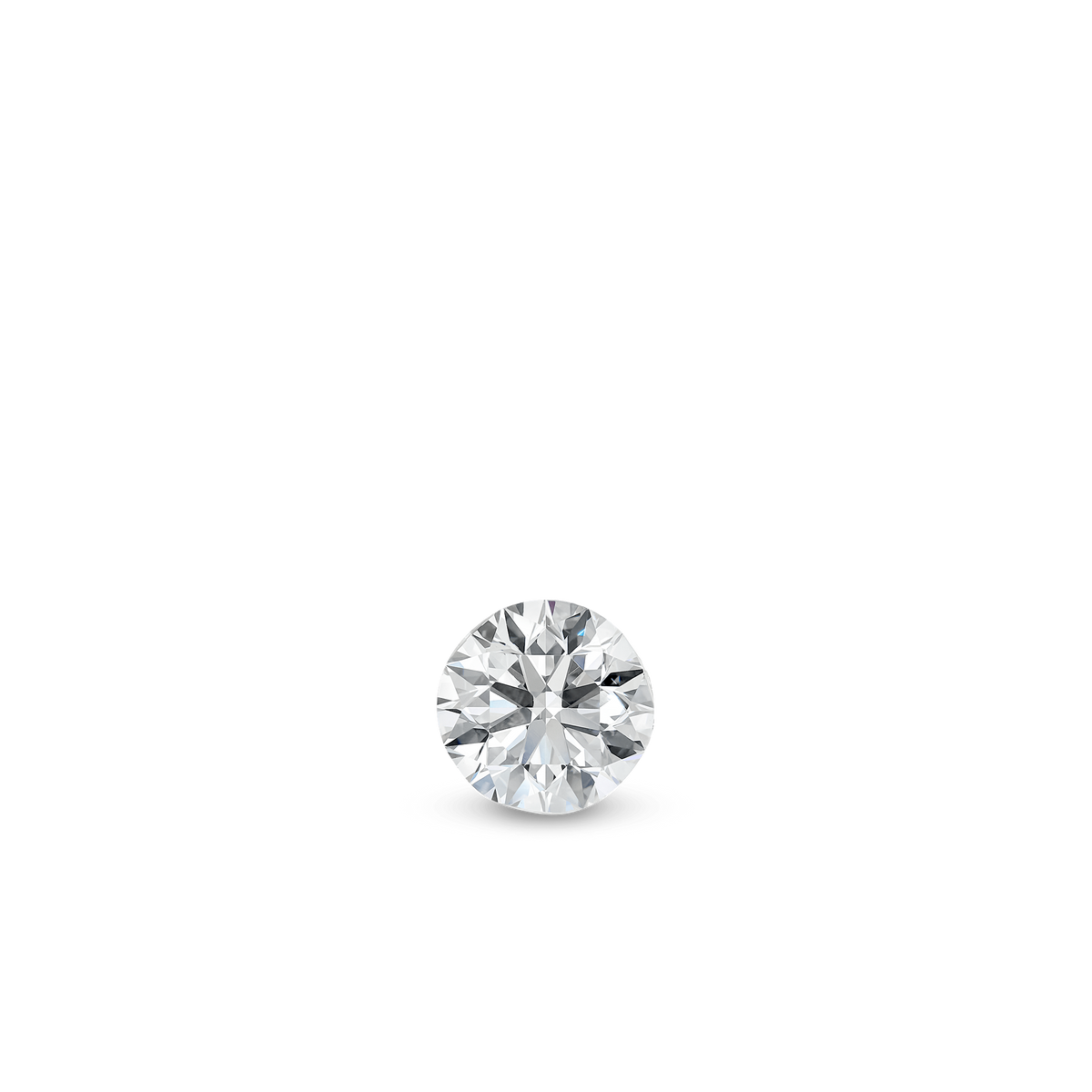 Invisible Set Diamond Stud Earring