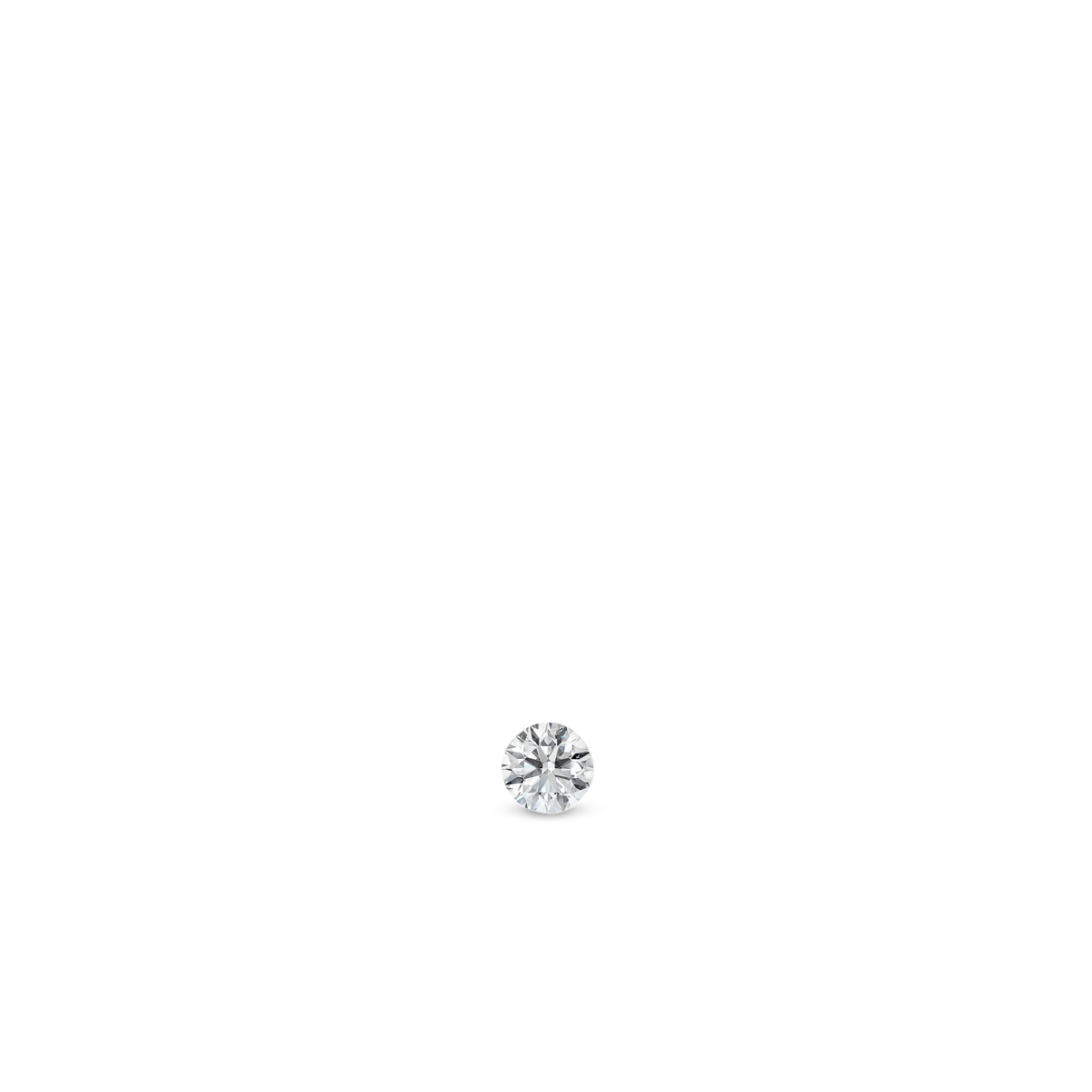Invisible Set Diamond Stud Earring