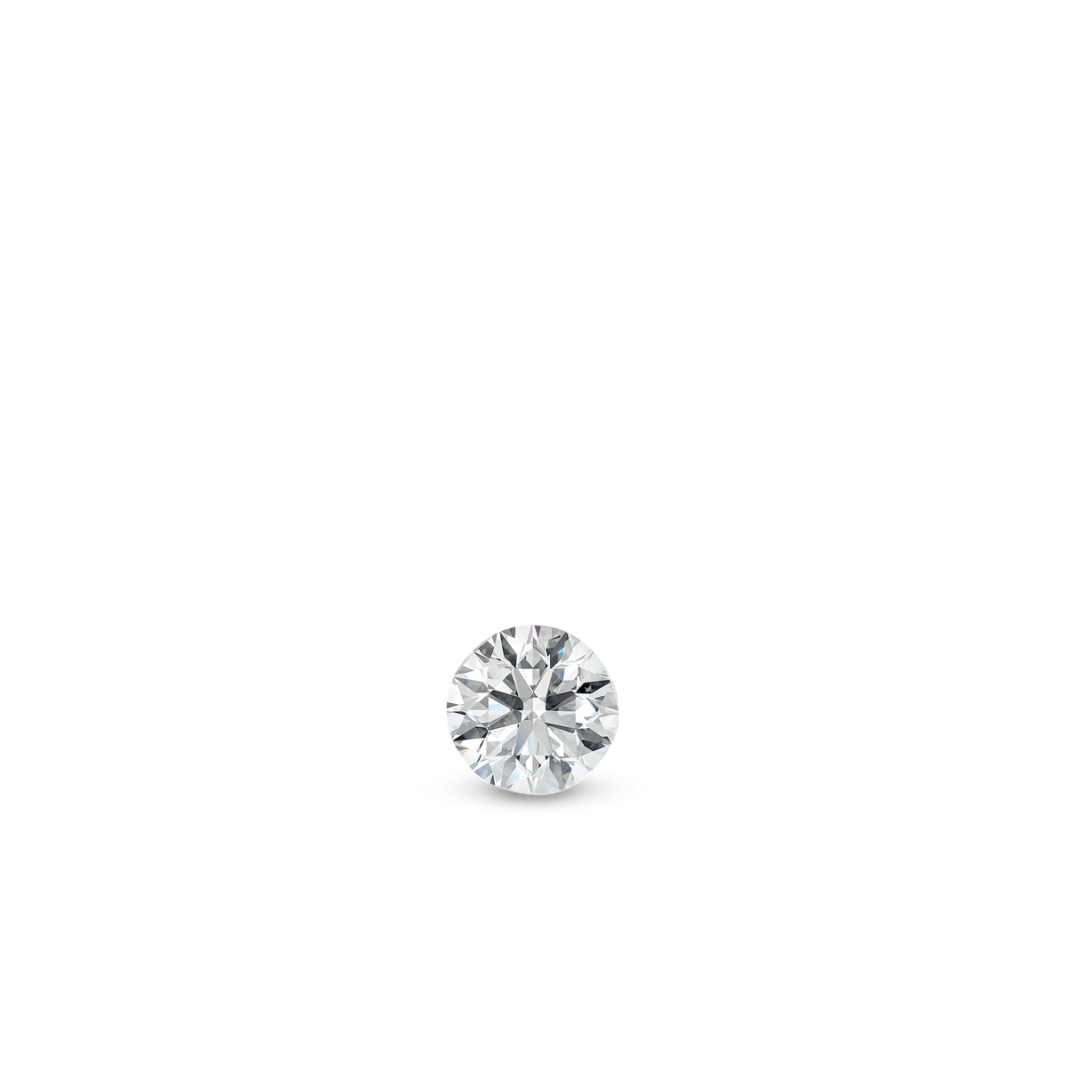 Invisible Set Diamond Stud Earring