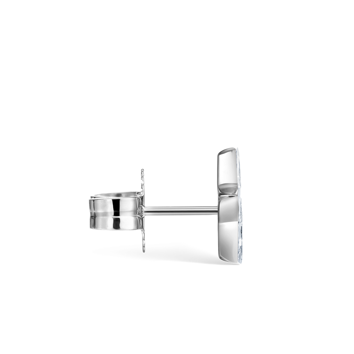 Invisible Set Diamond Star Stud Earring