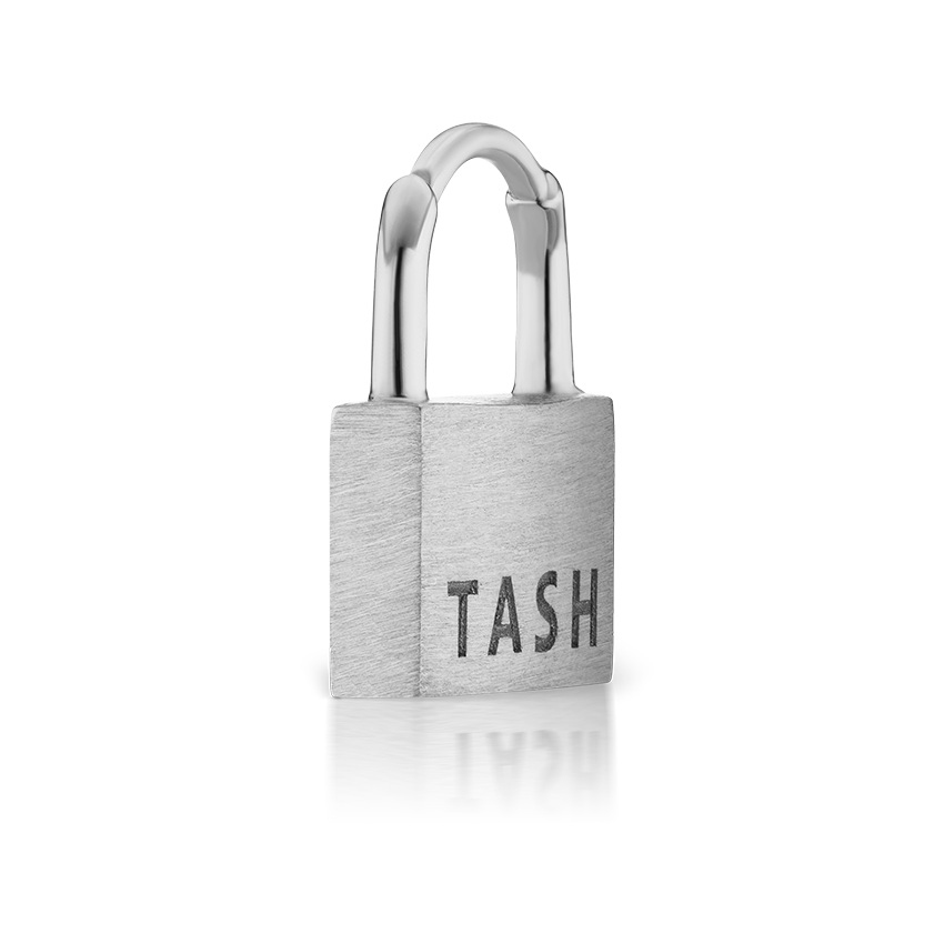 Padlock Hoop Earring (Non-Rotating)