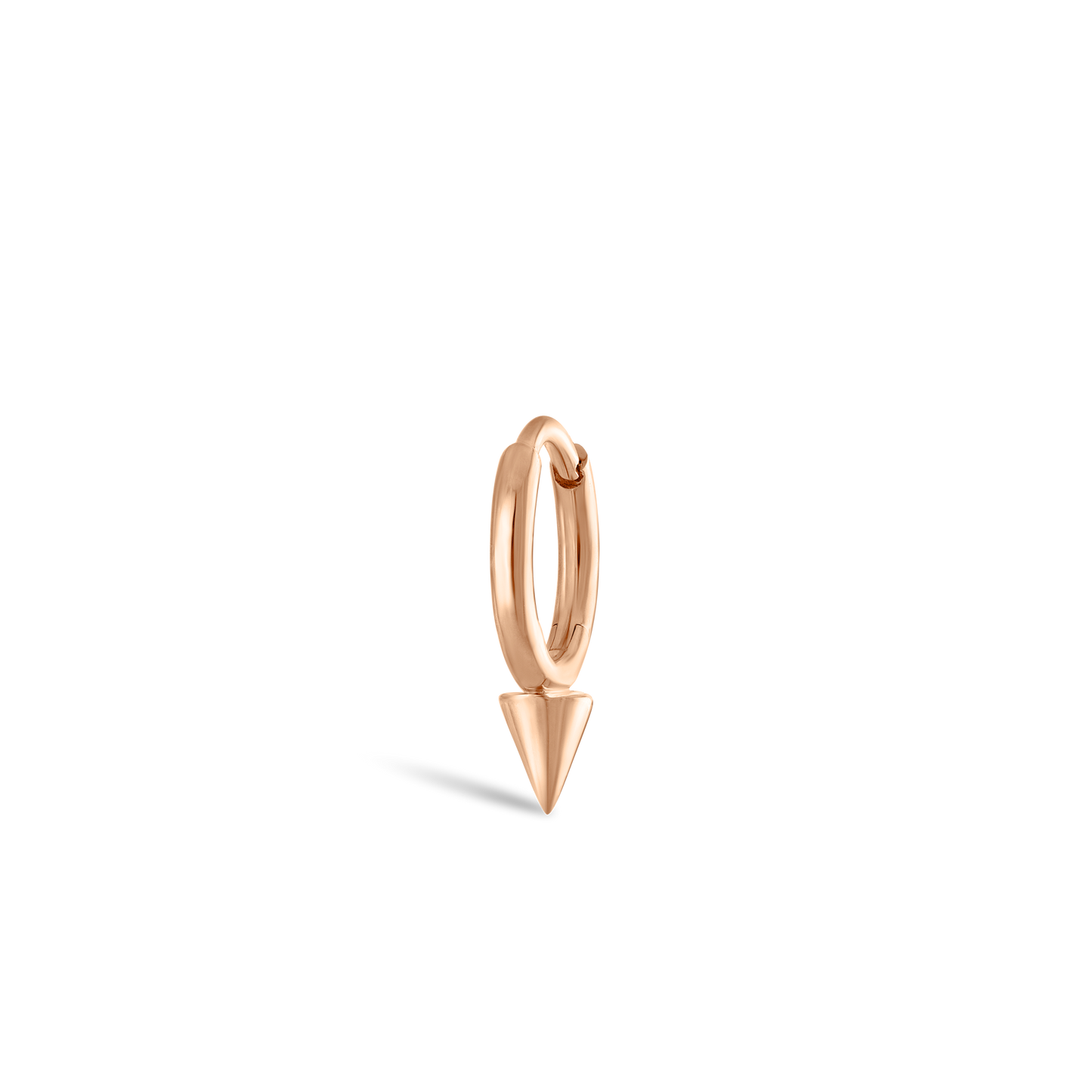 Single Short Spike Hoop Earring (Non-Rotating)