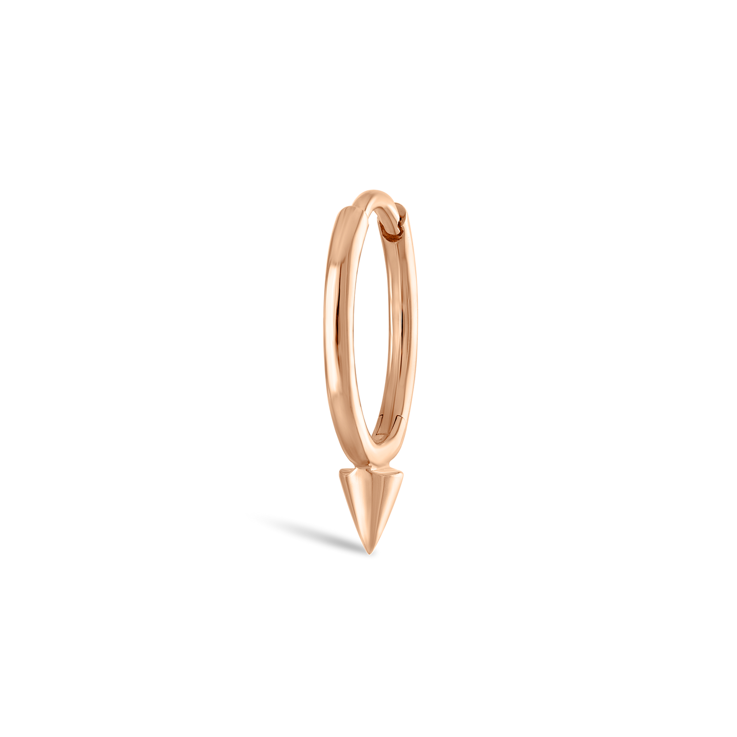 Single Short Spike Hoop Earring (Non-Rotating)