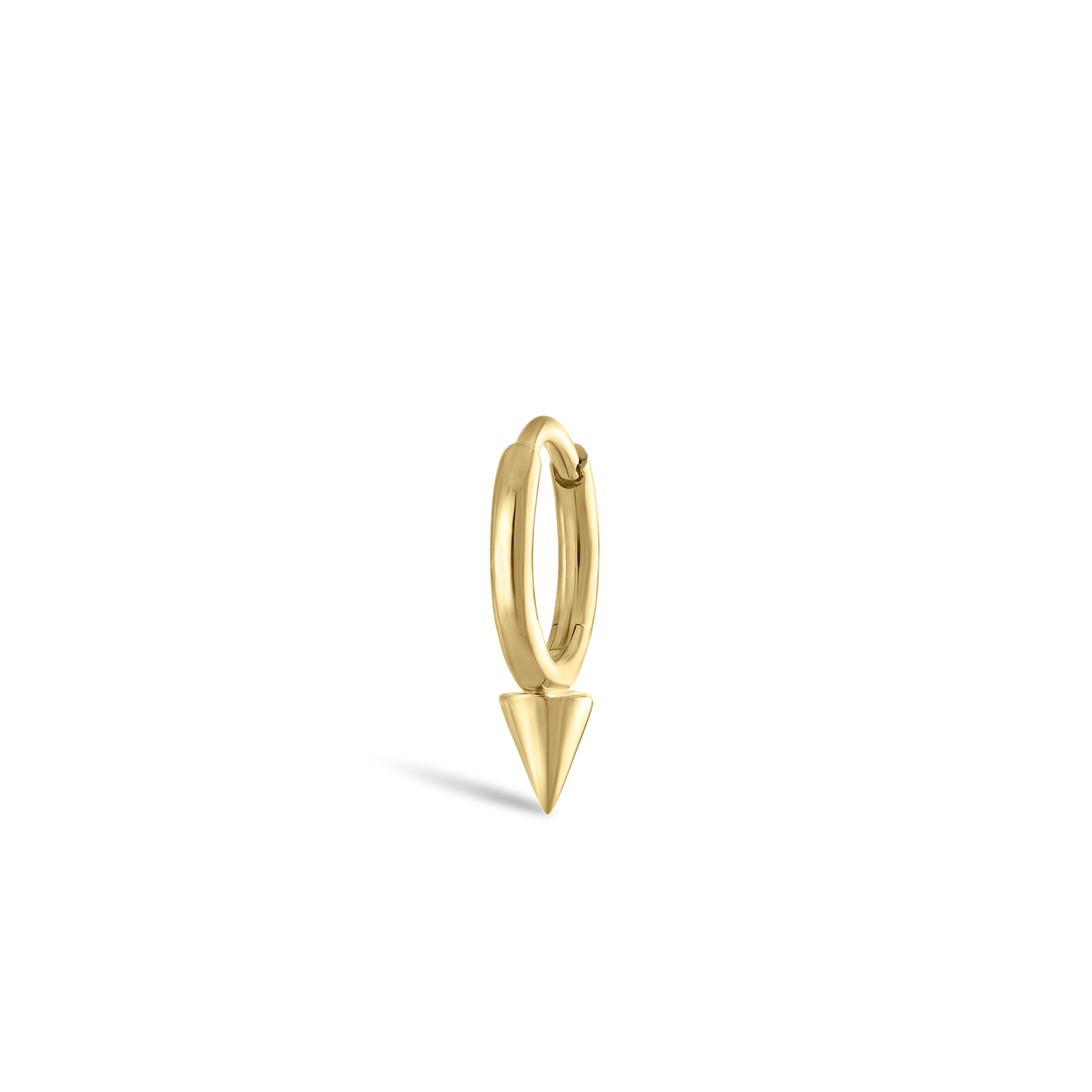 Single Short Spike Hoop Earring (Non-Rotating)