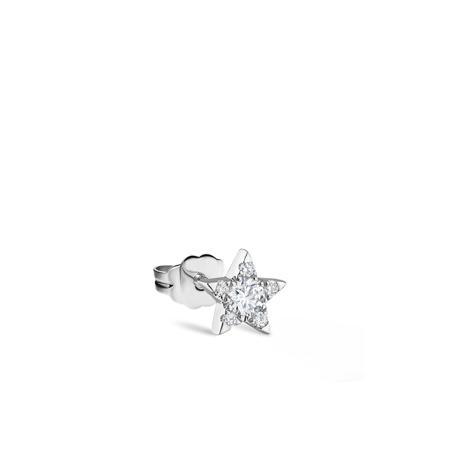 Diamond Star Stud Earring