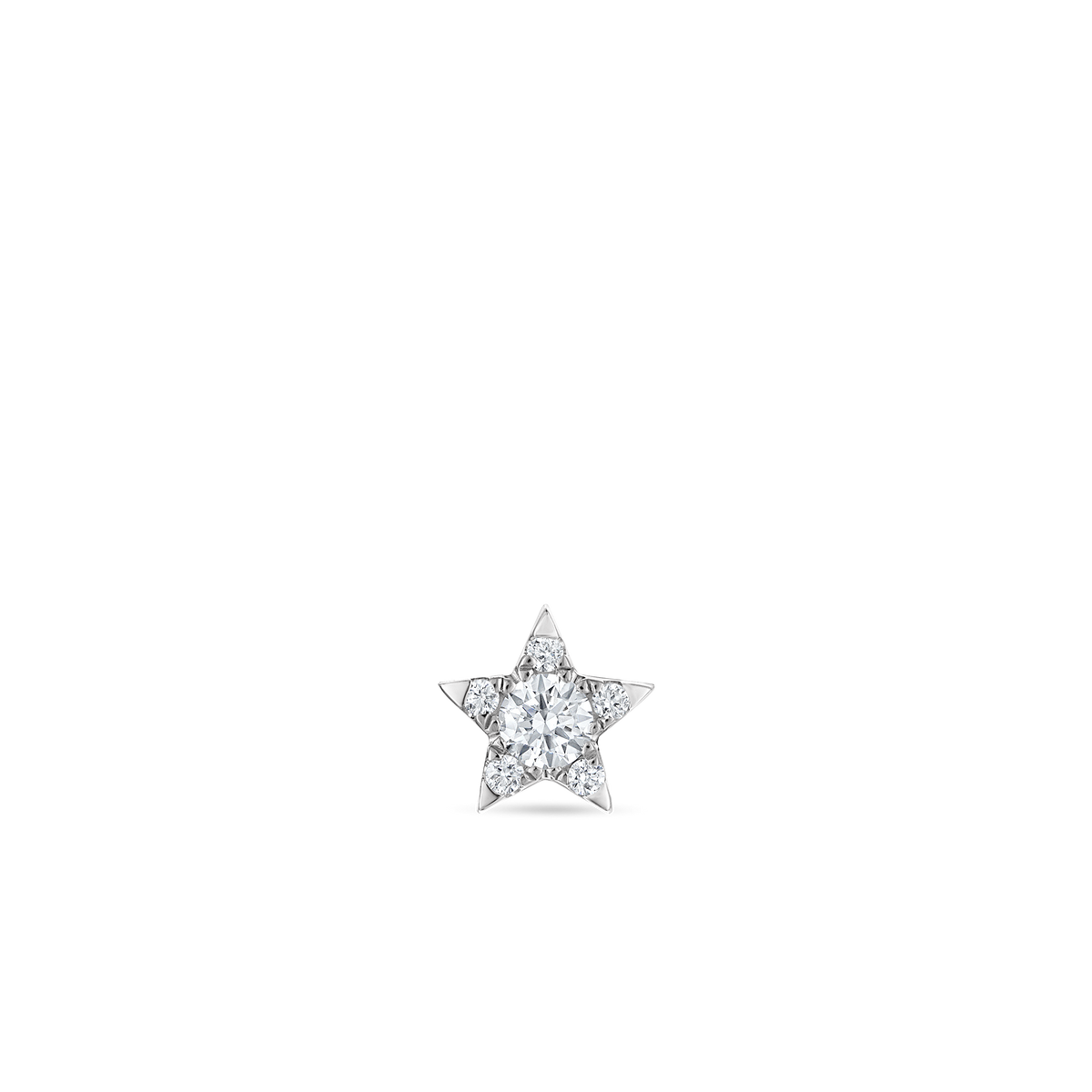 Diamond Star Stud Earring