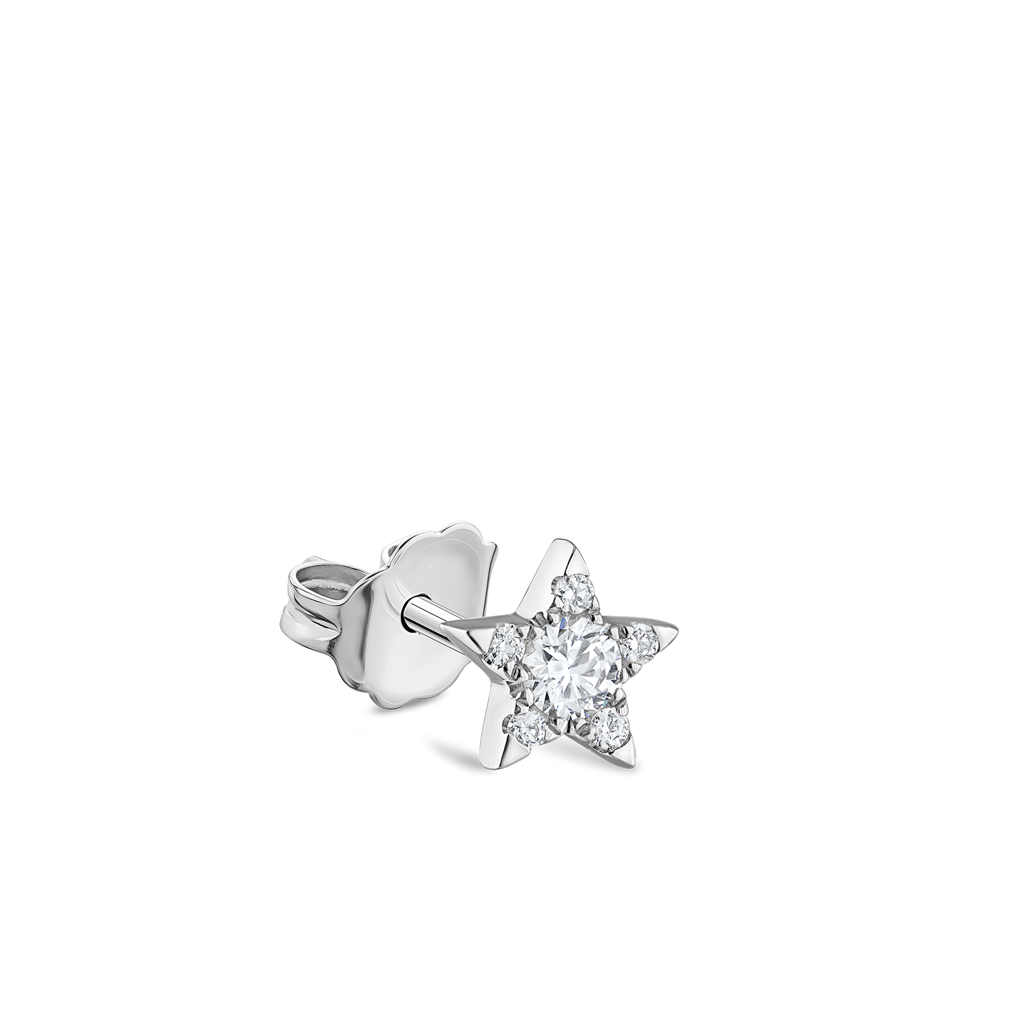 Diamond Star Stud Earring
