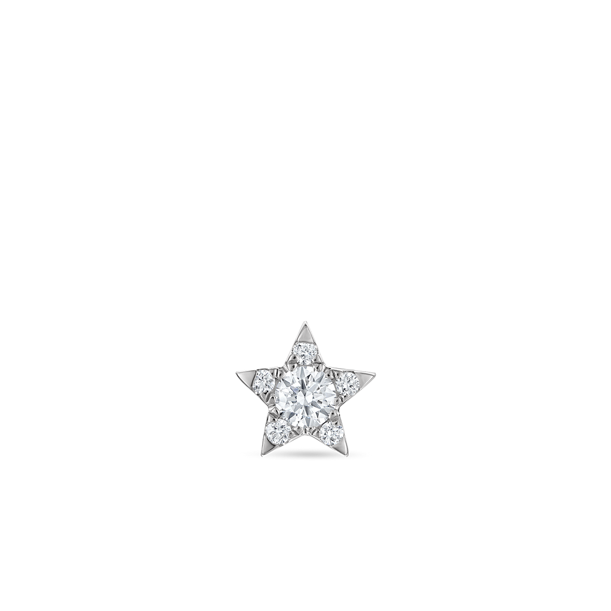 Diamond Star Stud Earring