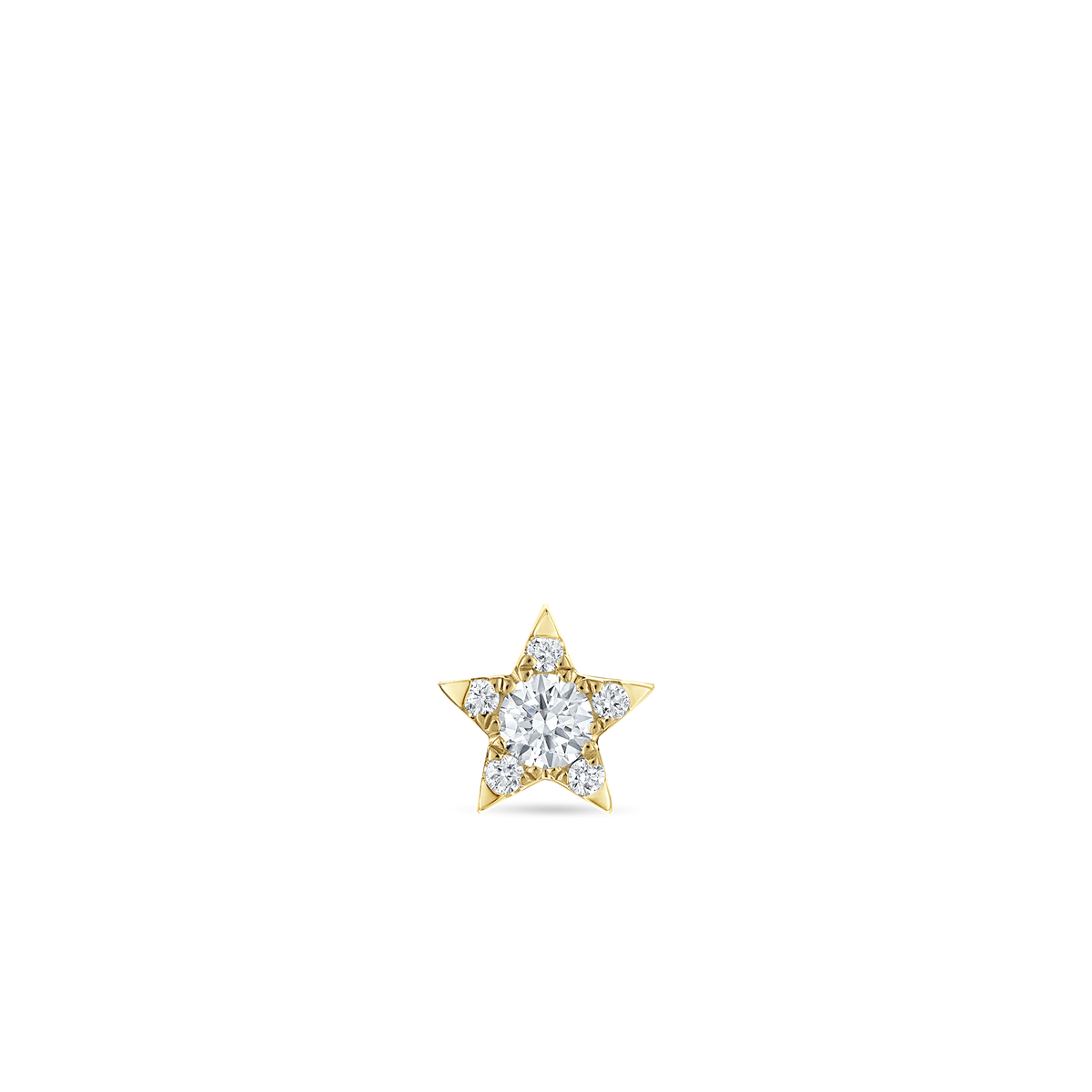 Diamond Star Stud Earring