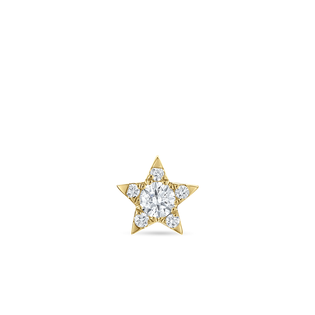Diamond Star Stud Earring