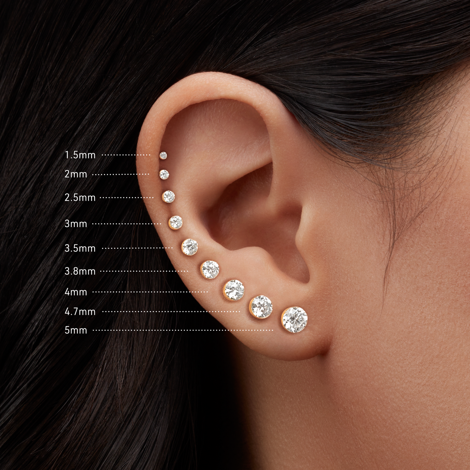 Earring Size Guide